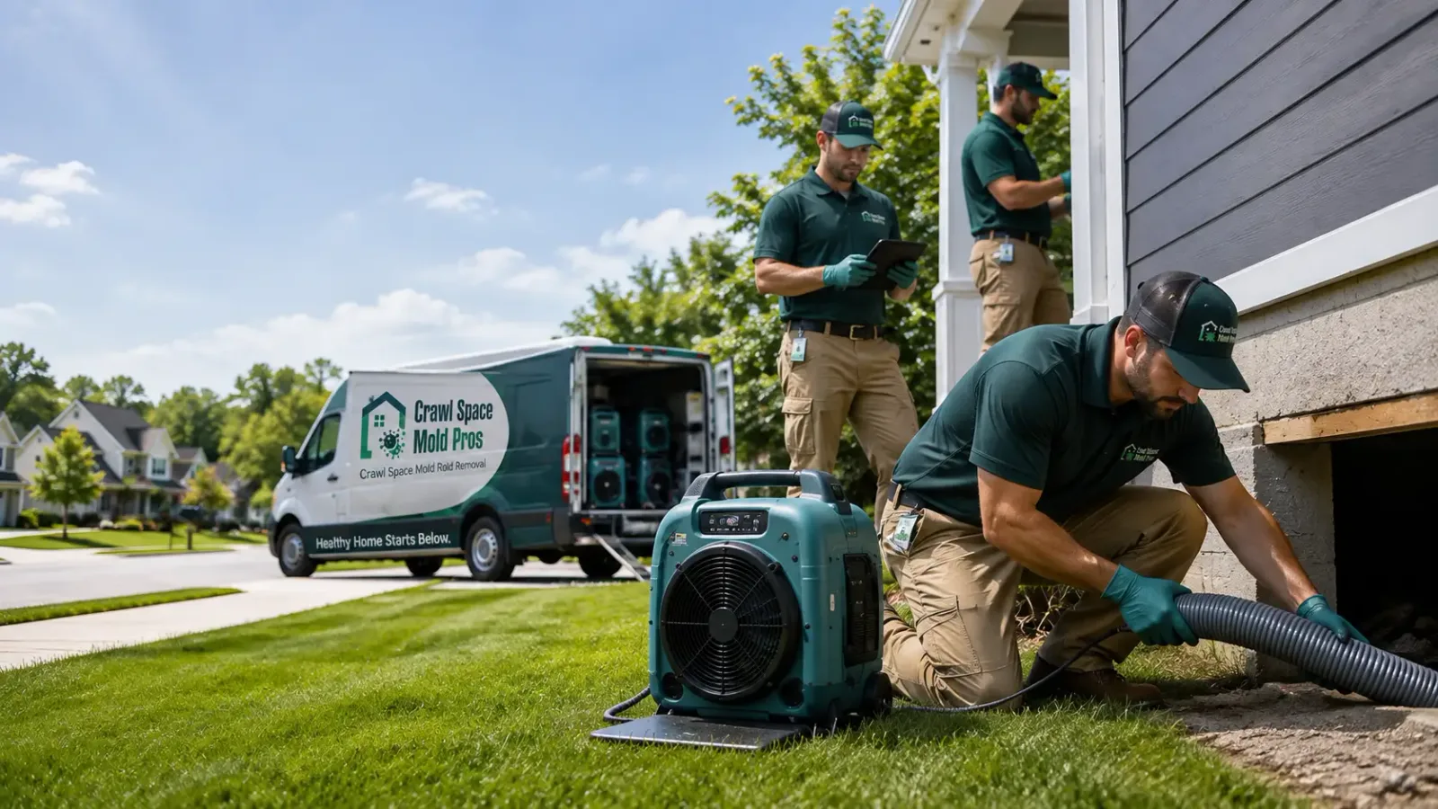 Crawl Space Mold Removal in Barnesville, MN